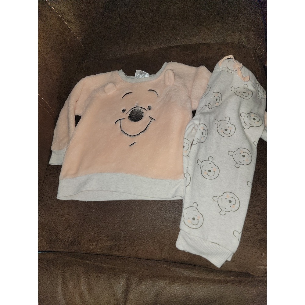 Disney baby Winnie the pooh fleece top and leggings size 18 months